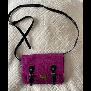 BETSYVILLE PURPLE GLITTERY CROSSBODY PURSE